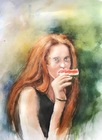 Dziewczyna z arbuzem A3
