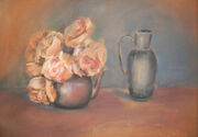 jesienne róże  30x40cm