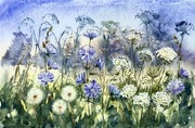 Białe i niebieskie 37x56cm