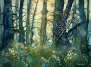 Leśne tkanie#31x41 cm