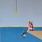 Szczęście,akryl, 100x100cm 