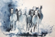 Galop II, 38x56cm