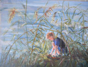 W trzcinach  30x40cm
