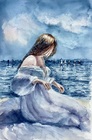 Oczekiwanie, 56x37cm