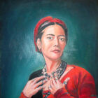 Lila Downs, płótno, 4ox40cm
