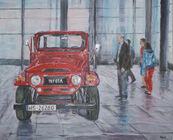 w salonie Toyoty 50x60cm