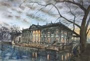 Łazienki Królewskie w Warszawie, 38x56cm