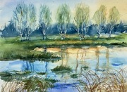 Wiosenne roztopy,31x41cm