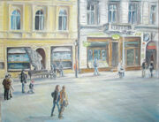koncert na Piotrkowskiej 48x60cm