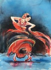 Flamenco 41x31cm