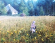 Malarka i słoneczniki
