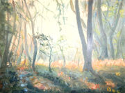 słońce w lesie 10x24cm